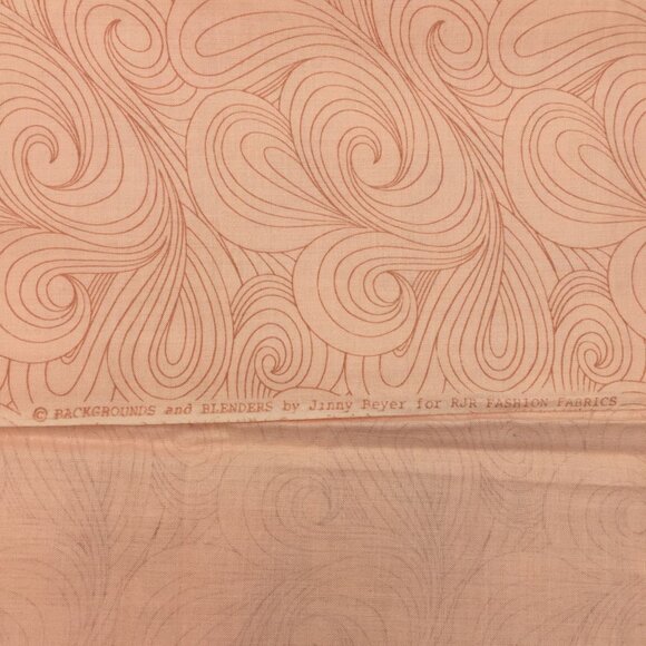 7/8 Yard Jinny Beyer Backgrounds Blenders RJR Fashion Fabric Quilting Peach Wave - Picture 2 of 7